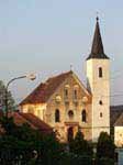 Děsně starej kostel v Blažejově.